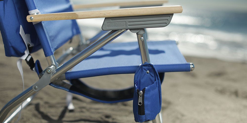Beach Chair Blue on the Beach